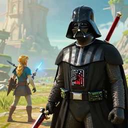 darth vader, the legend of zelda breath of the wild gameplay
