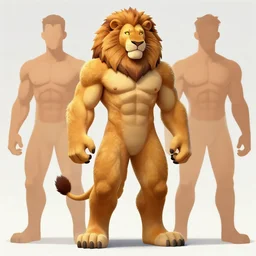 Muscular fully clothed gay anthro lion furry Character design by charlie bowater, ross tran, artgerm, and makoto shinkai, detailed, inked, western comic book art, 2021 award winning painting