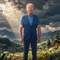 Screenshot of Joe Biden in adventure time