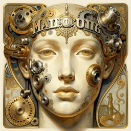 symmetry!! madison beer, machine parts embedded into face, intricate, elegant, highly detailed, digital painting, artstation, concept art, smooth, sharp focus, illustration, art by artgerm and greg rutkowski and alphonse mucha, 8 k