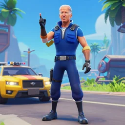 biden in fortnite, videogame