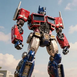 highly detailed realistic transformers - realistic beautiful sky -realistic detail - blender - unreal engine 5 - 8K with ray tracing