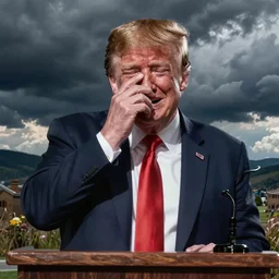 donald trump crying that he lost the election