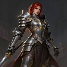 ultra realistic illustration, female knight in heroic pose, hyperdetailed photorealism by greg rutkowski, rich contrast of colors, 1 0 0 mega pixels, league of legends artwork