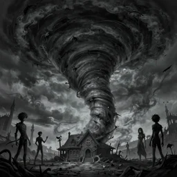 gothic monster tornado, extremely detailed, sharp focus, wide view, full body shot, smooth, digital illustration, by rossdraws, frank franzzeta, mcbess, sakimichan, craig mullins