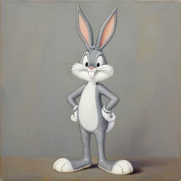 an oil painting of bugs bunny by craig mullins ; anatomically correct