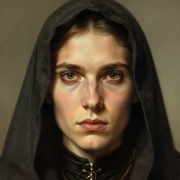 realistic d & d fantasy eldritch cultist, closeup portrait art by donato giancola and greg rutkowski, vintage retro, realistic face, digital art, trending on artstation, symmetry!!