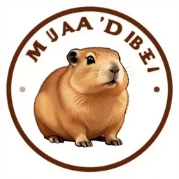 circular logo of a muad'dib jerboa from dune