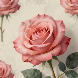a rose, wallpaper, beautiful, digital art, artstation, romantic, 4k