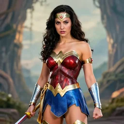 wonder woman as an elf