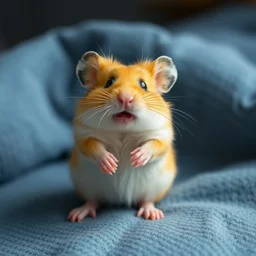 hamster with large feet