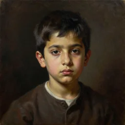 a beautiful dramatic portrait of a spaced out hopeless indian stoner 2 5 years old boy, by afarin sajedi, by greg rutkowski, trending on artstation, oil on canvas, rococo color scheme, dark background, masterpiece, cinematic composition, brilliant soft lights, hyper - detailed, sharp, no frames, 8 k