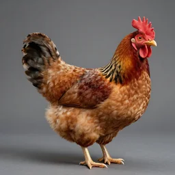 hybrid of a cat and a chicken, wild species photography, studio lighting, award-winning, highly-detailed