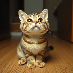 instafamous cat doing a pose and blushing cute kawaai
