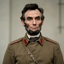 abraham lincoln. in soviet uniform.