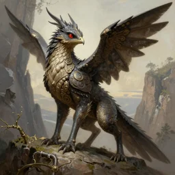 portrait of a hairsuit raptor, cliffs, intricate, elegant, highly detailed, digital painting, artstation, concept art, smooth, sharp focus, illustration, art by artgerm and greg rutkowski and alphonse mucha and william - adolphe bouguereau