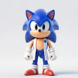doctor robotnic from sonic. 3 d render detailed