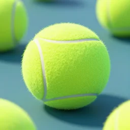 garden of tennis balls