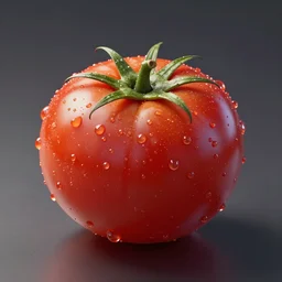 photo of [ crystalized ] [ tomato ] trending on artstation 4 k