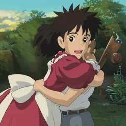 still image from the new studio ghibli animated film'night of the living dead'