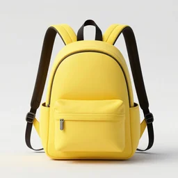 a backpack in banana fruit shape, digital art, artgem, octane render, artstation, hasselblad photo, 4 k resolution, fashion design, product photo, symmetrical