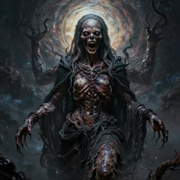 the transcendent being embodying absolute fear, photorealistic, detailed photography, divinity, awful, cosmic horror, religious art