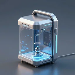 Futuristic cube phone