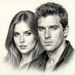 pencil art, detailed portrait of aly and aj, intricate, hyper detailed, realistic, oil painting, by julie bell, frank frazetta, cinematic lighting