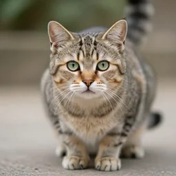 a feline sea pig - cat - hybrid. animal photography,