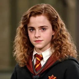 digital art, emma watson as hermione granger [ 2 0 0 4 ], details, sharp focus, illustration, by [ [ [ wlop ] ] ], intricate, beautiful, trending on artstation.