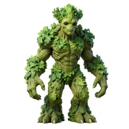 leafy green majestic treant, 4 k resolution, ultra detailed