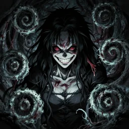 smiling oni, spirals junji ito, terrifying, nightmare fuel, horror, horrifying, scary,