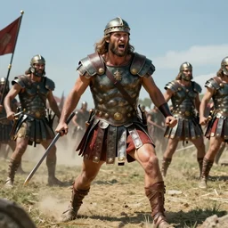 Footage of the Battle of Thermopylae, epic, cinematic, realistic, clear, precise, unreal engine, 4k, ray tracing, highly detailed, Rage, Steadfast, Fury, Brave