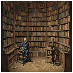 a ancien library by greg rutkowski and mark simonetti and peter mohrbacher and thomas kinkade, intricate details, 4 k