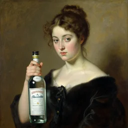cute absinthe woman by james ensor
