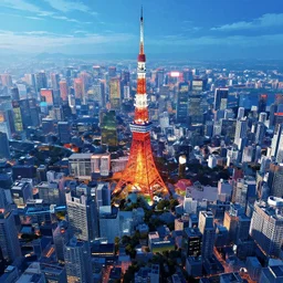 sci - fi tokyo, the shores of infinity, extra detailed. spectacular colors