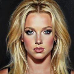 detailed portrait of emo britney spears anime intricate, hyper detailed, realistic, oil painting, by julie bell, frank frazetta, cinematic lighting