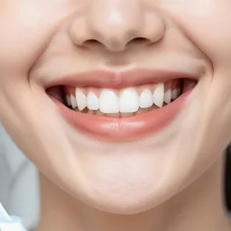 beautiful smile, bright white teeth, toothpaste - smile, mouth only, stock photo, high resolution, 4 k