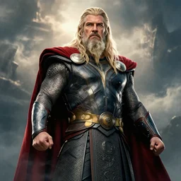 bob odenkirk as a majestic odin deity god epic legendary movie poster art, hyperrealism