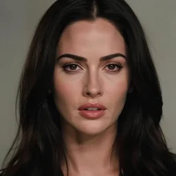 dream of a film still from sin city, closeup portrait of film noir megan fox private detective, detailed illustration, digital art, trending on artstation, frank miller, martin ansin, movie poster,