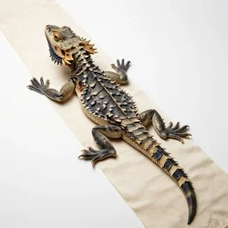 water dragon made of long fabric