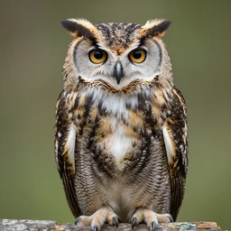 photorealistic photo of an owl
