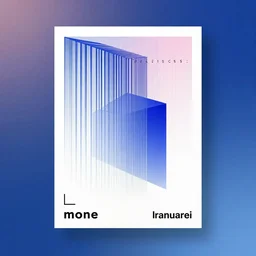 abstract beautiful gradient background, card templmate, wallpaper, lines, 3 d shapes, trending behance, poster by mone, renuare, kandinski