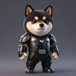 berserk black armor, anthropomorphic shiba inu, shiba inu face, in berserk black armor, stuning 3 d render, masterpiece, glowing aura, by donato giancola and greg rutkowski and wayne barlow and zdzisław beksinski, realistic face