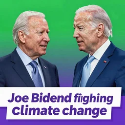 joe biden fighting climate change by alex grey blue green purple color palette very detailed clear focus