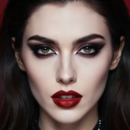close up face ( female ) portrait vampire