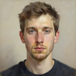 portrait painting by alex kanevsky