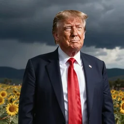 Donald Trump looking stupid as usual