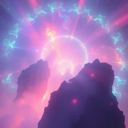 atmospheric psychedelic breathtaking glowing translucent enchanting