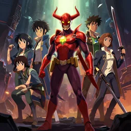 hero world toxic crusaders, behance hd by jesper ejsing, by rhads, makoto shinkai and lois van baarle, ilya kuvshinov, rossdraws global illumination
